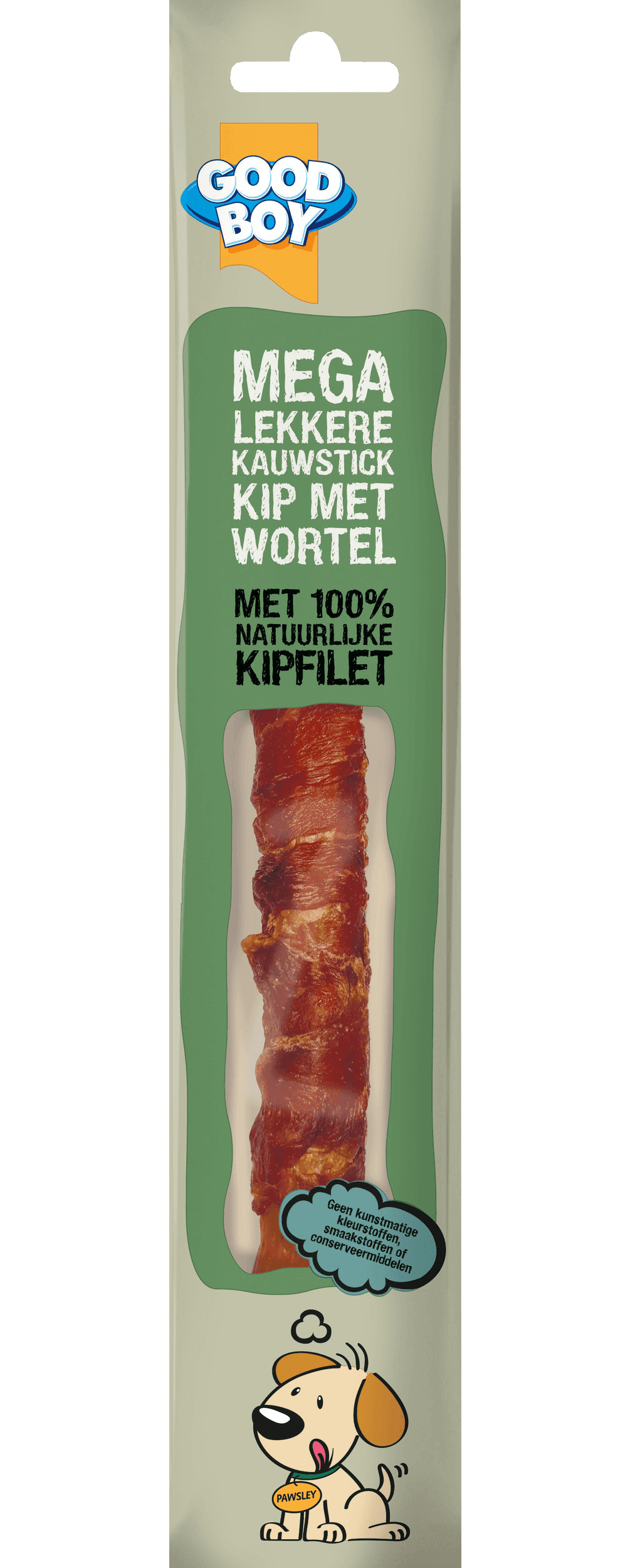 Good Boy Mega kauwstick kip met wortel