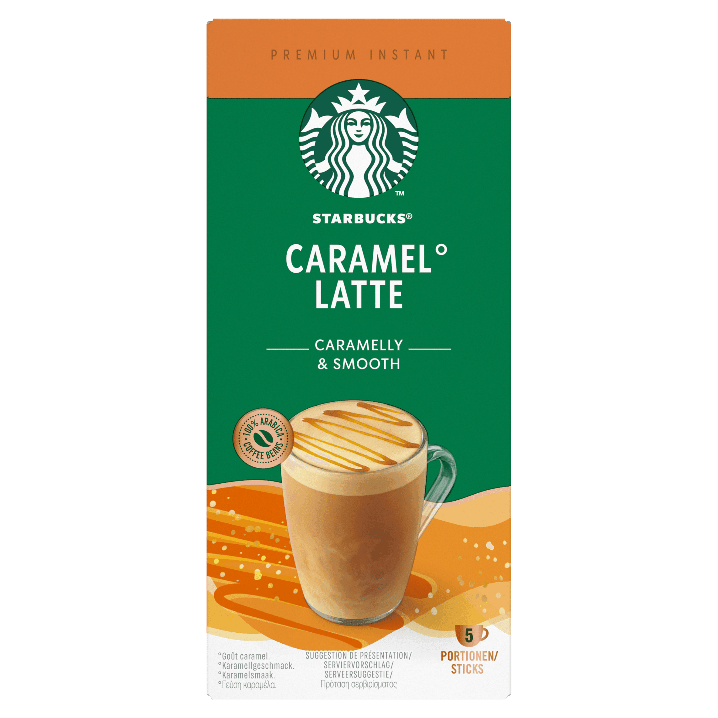 Starbucks Caramel latte oploskoffie sticks