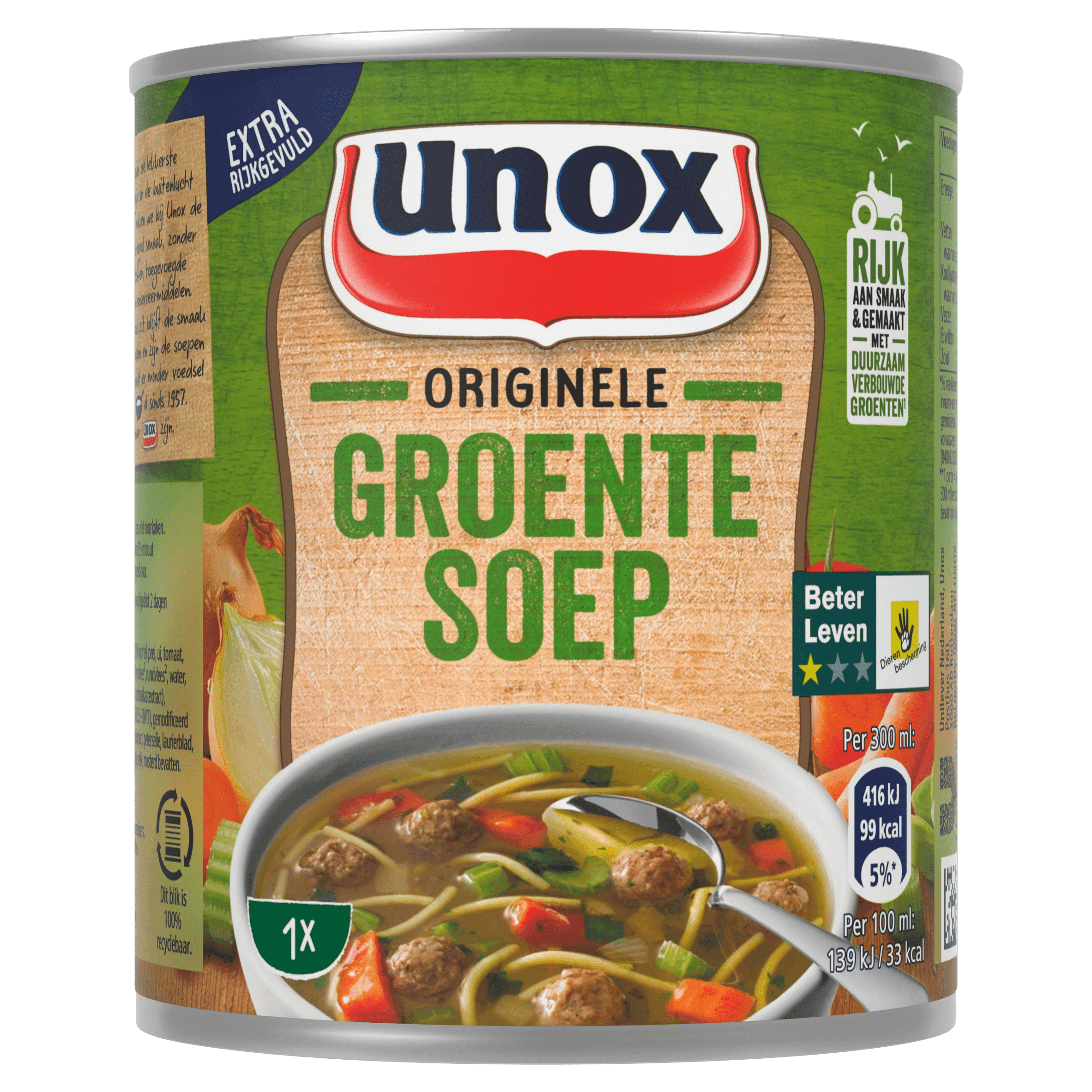 Unox Soep in blik originele groentesoep