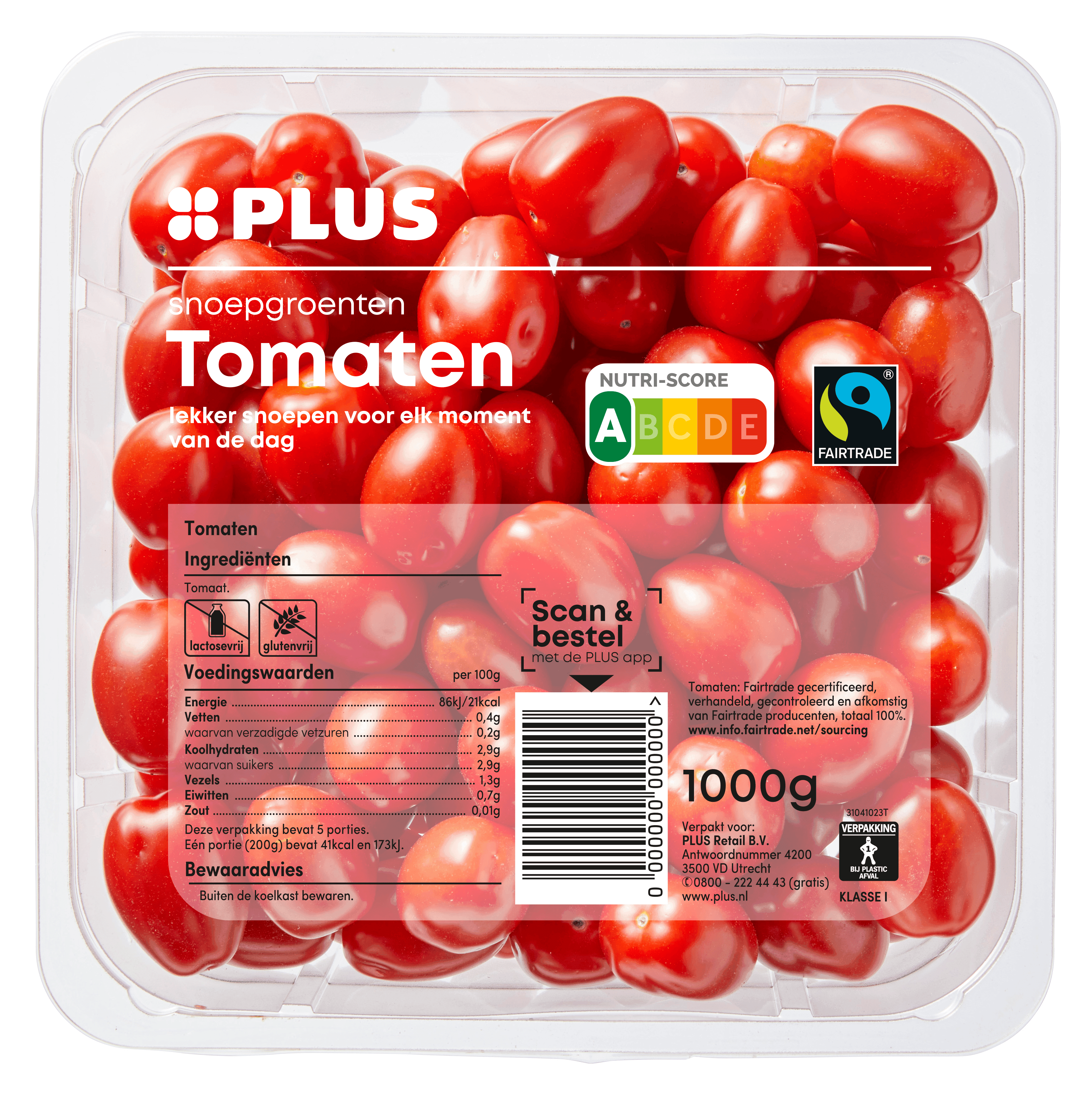 PLUS Snoeptomaten fairtrade