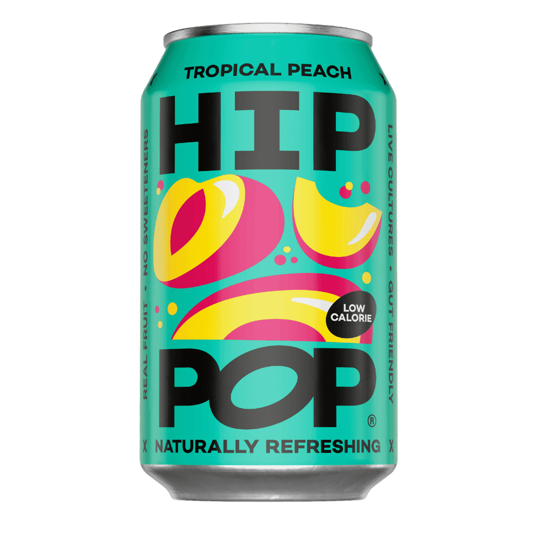 Hip Pop Living soda tropical peach