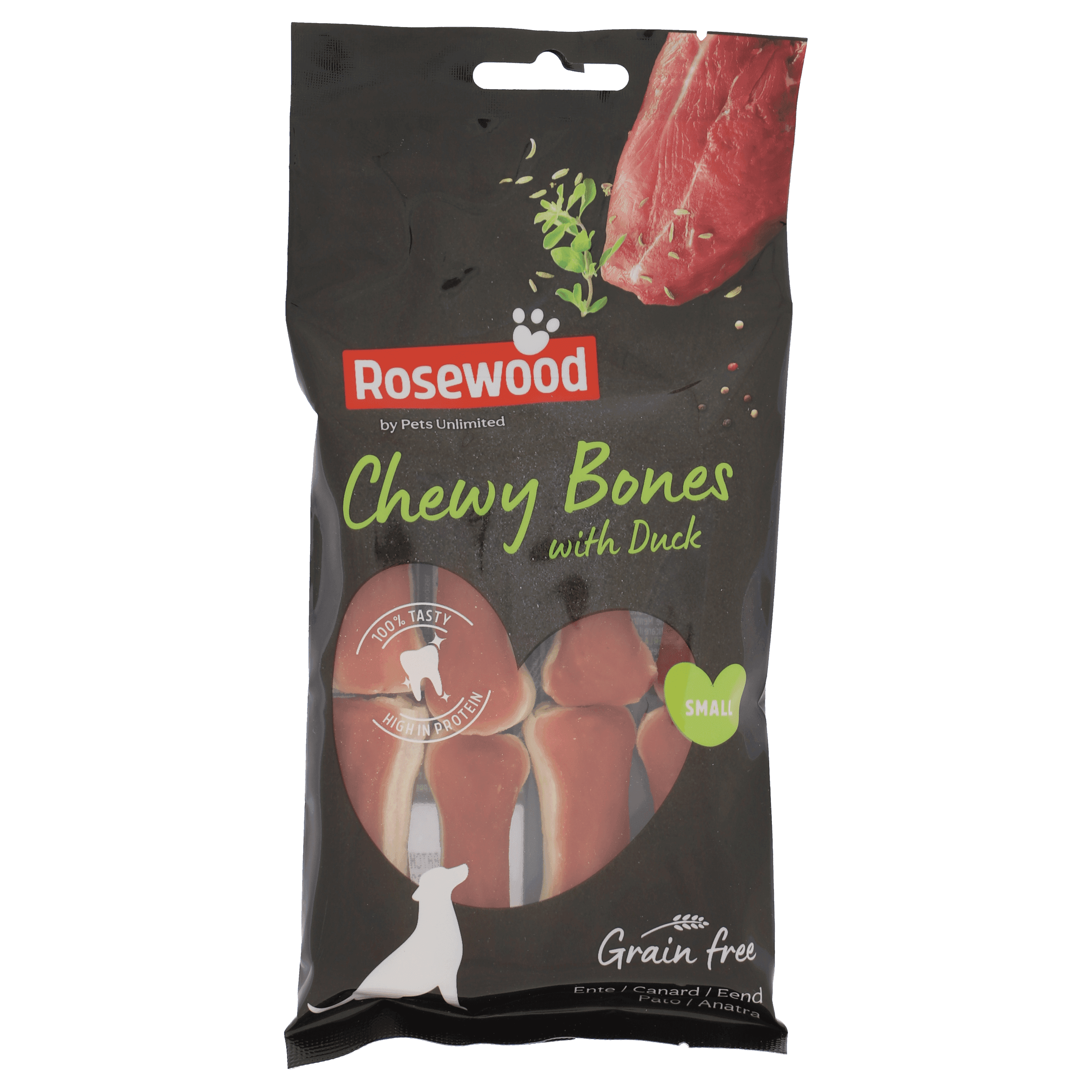 Rosewood Kauwkluiven eend small