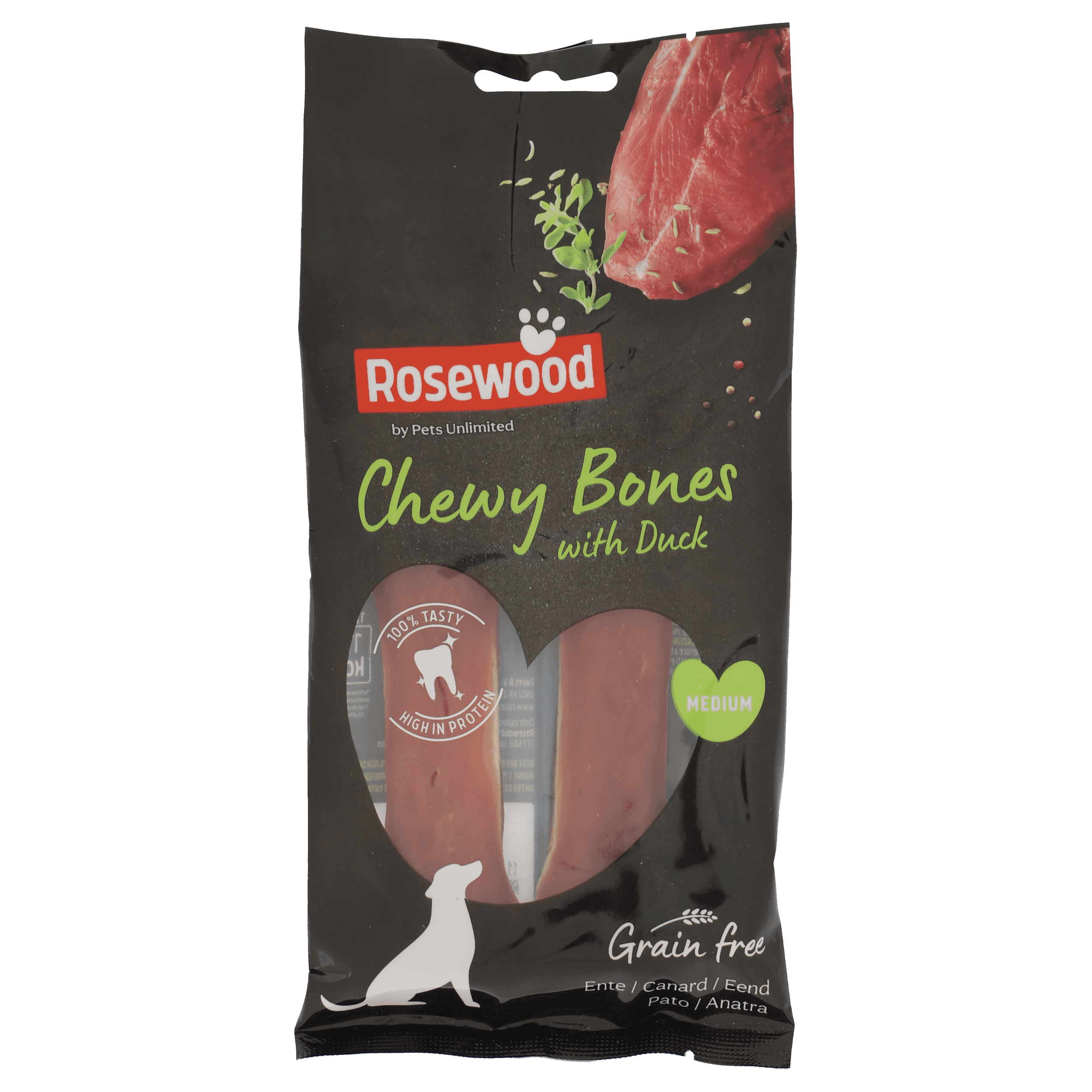 Rosewood Kauwkluiven eend medium