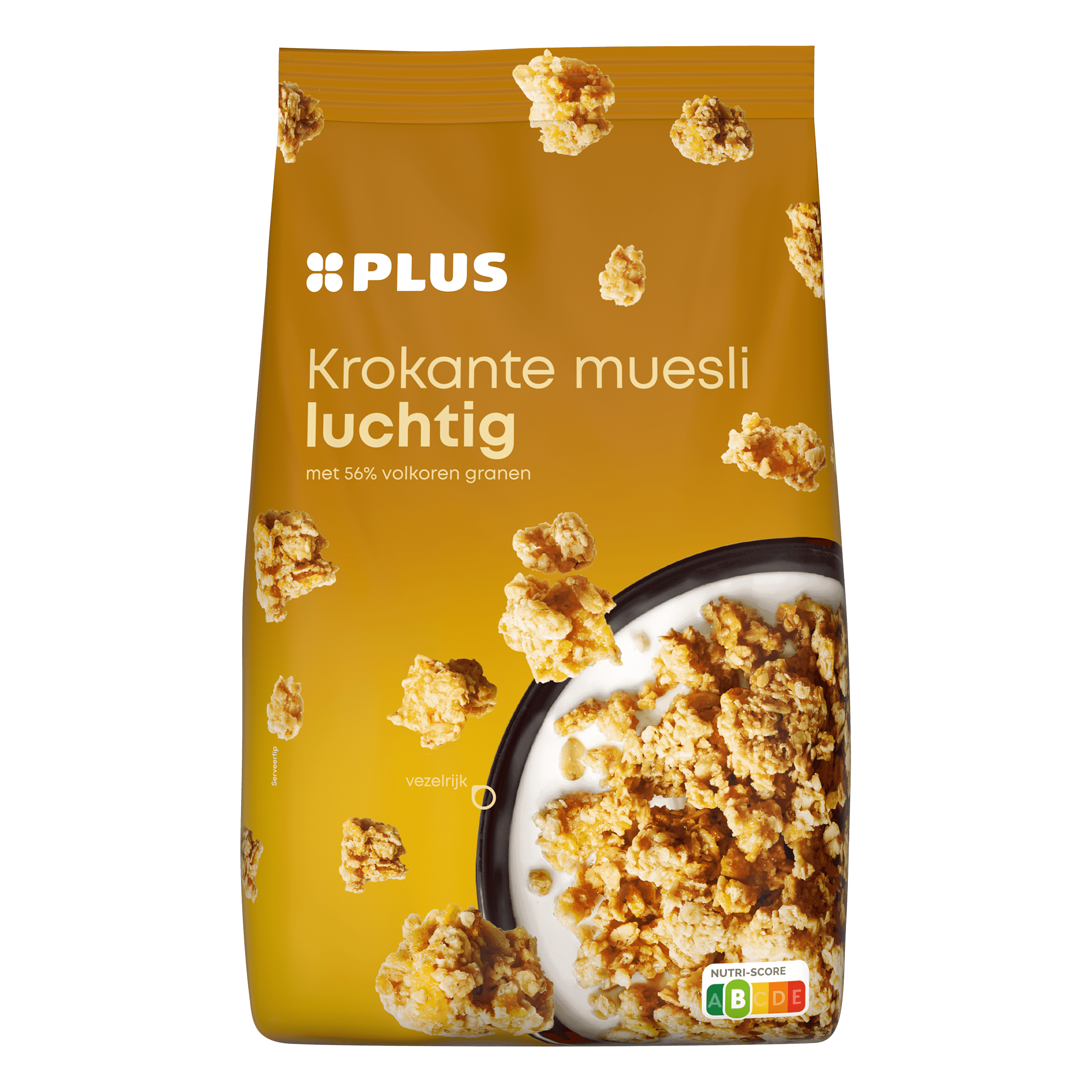 PLUS Luchtige krokante muesli graan gepoft