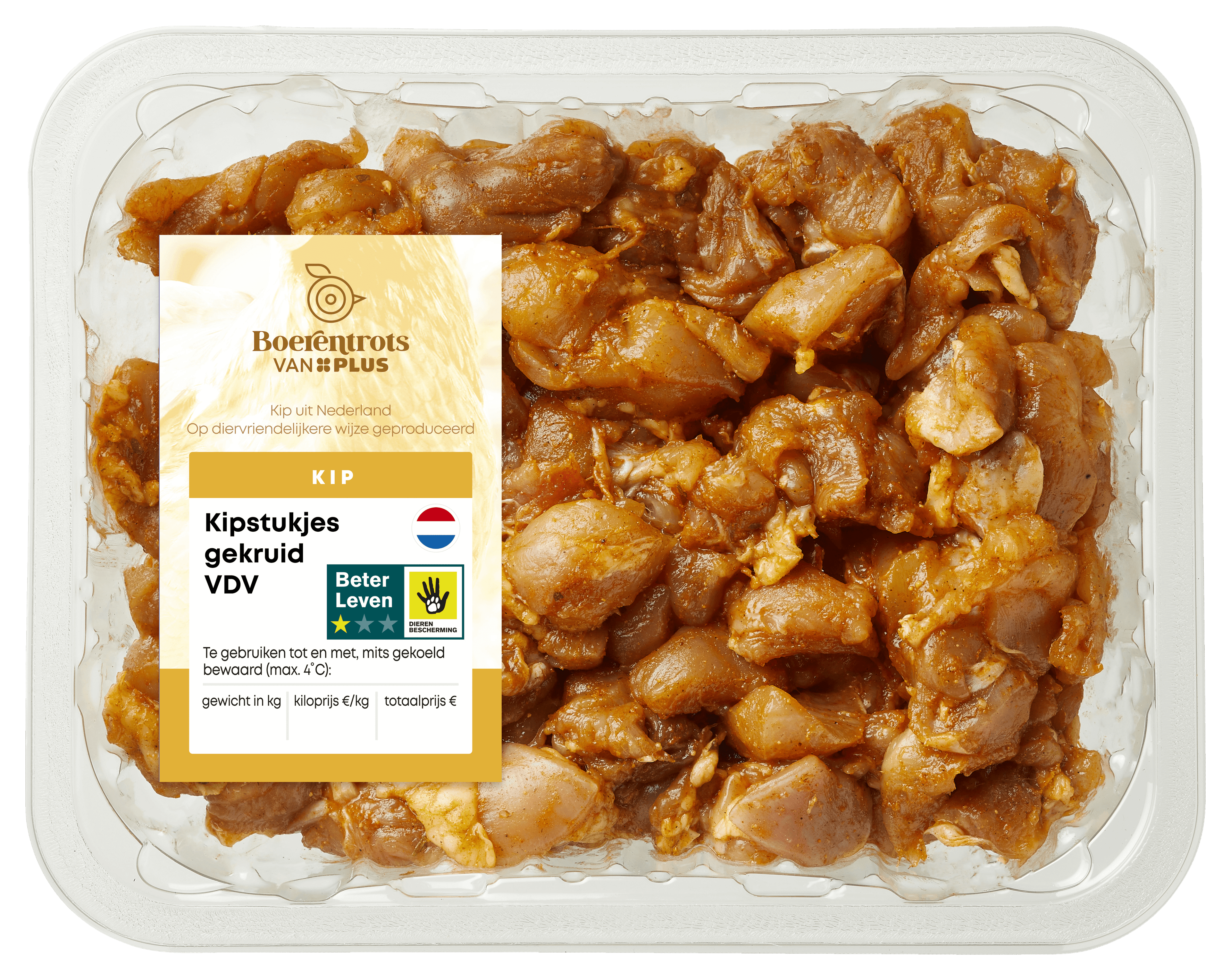 PLUS Boerentrots Kipstukjes gekruid VDV