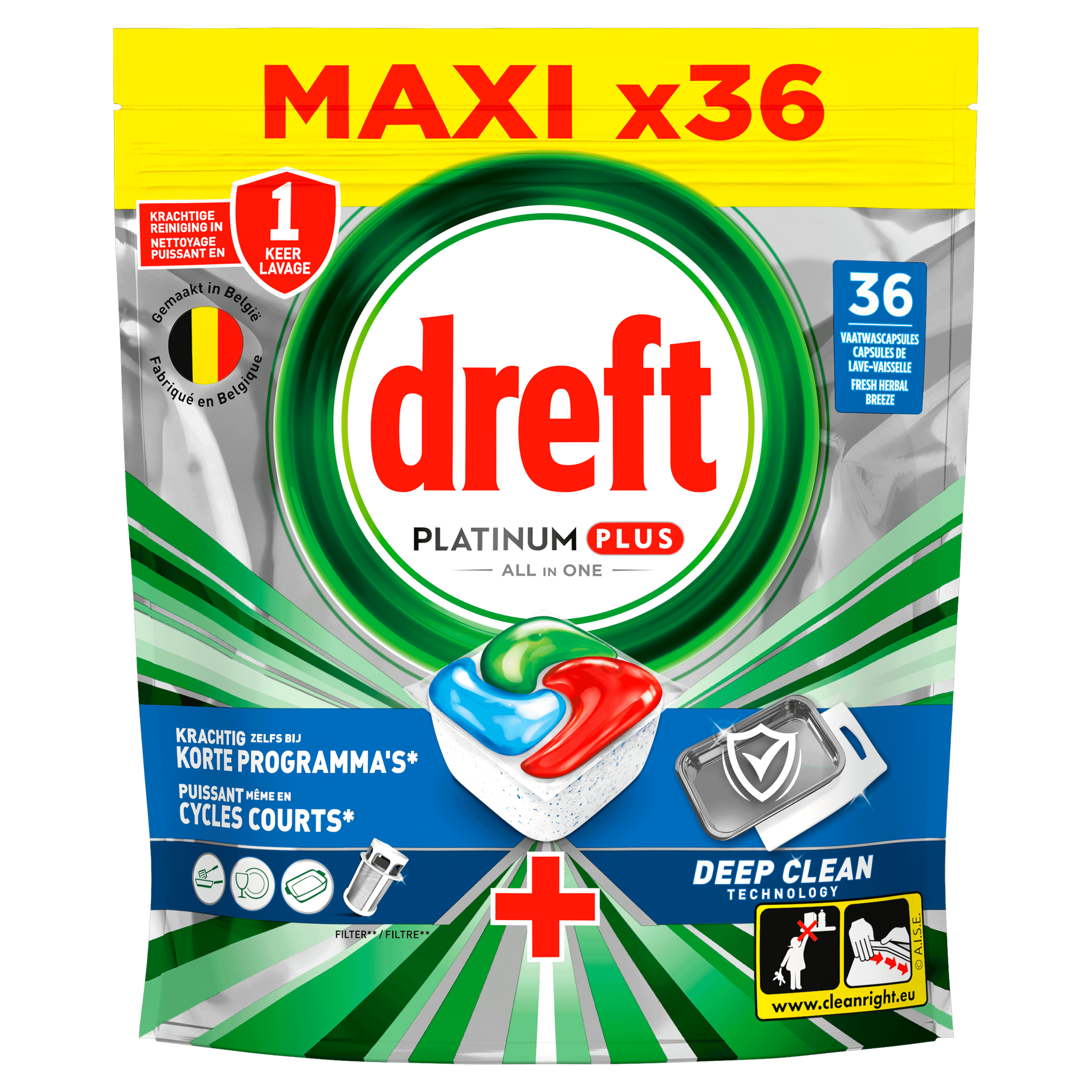 Dreft Vaatwastabs Deep Clean Blue