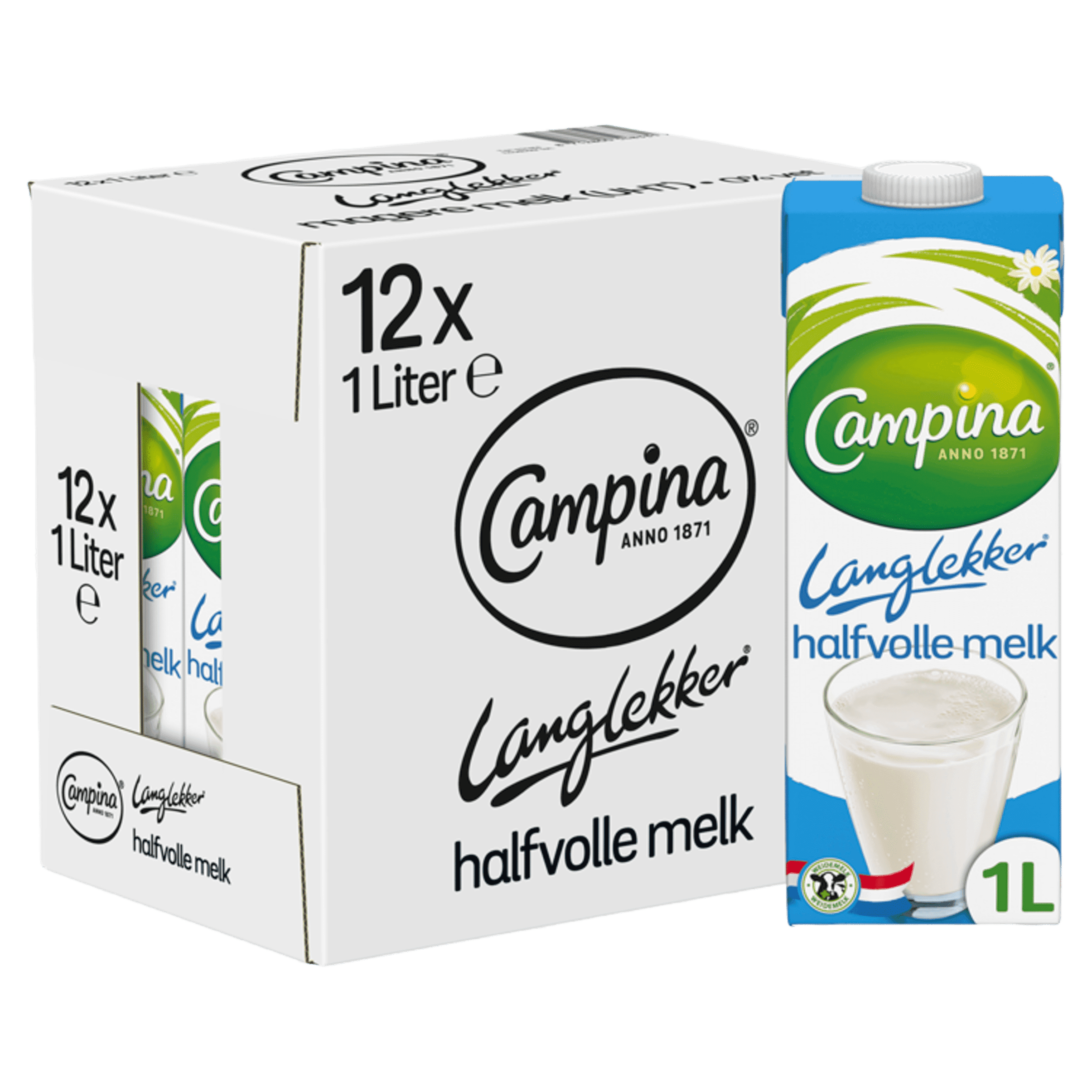 Campina Langlekker halfvolle melk