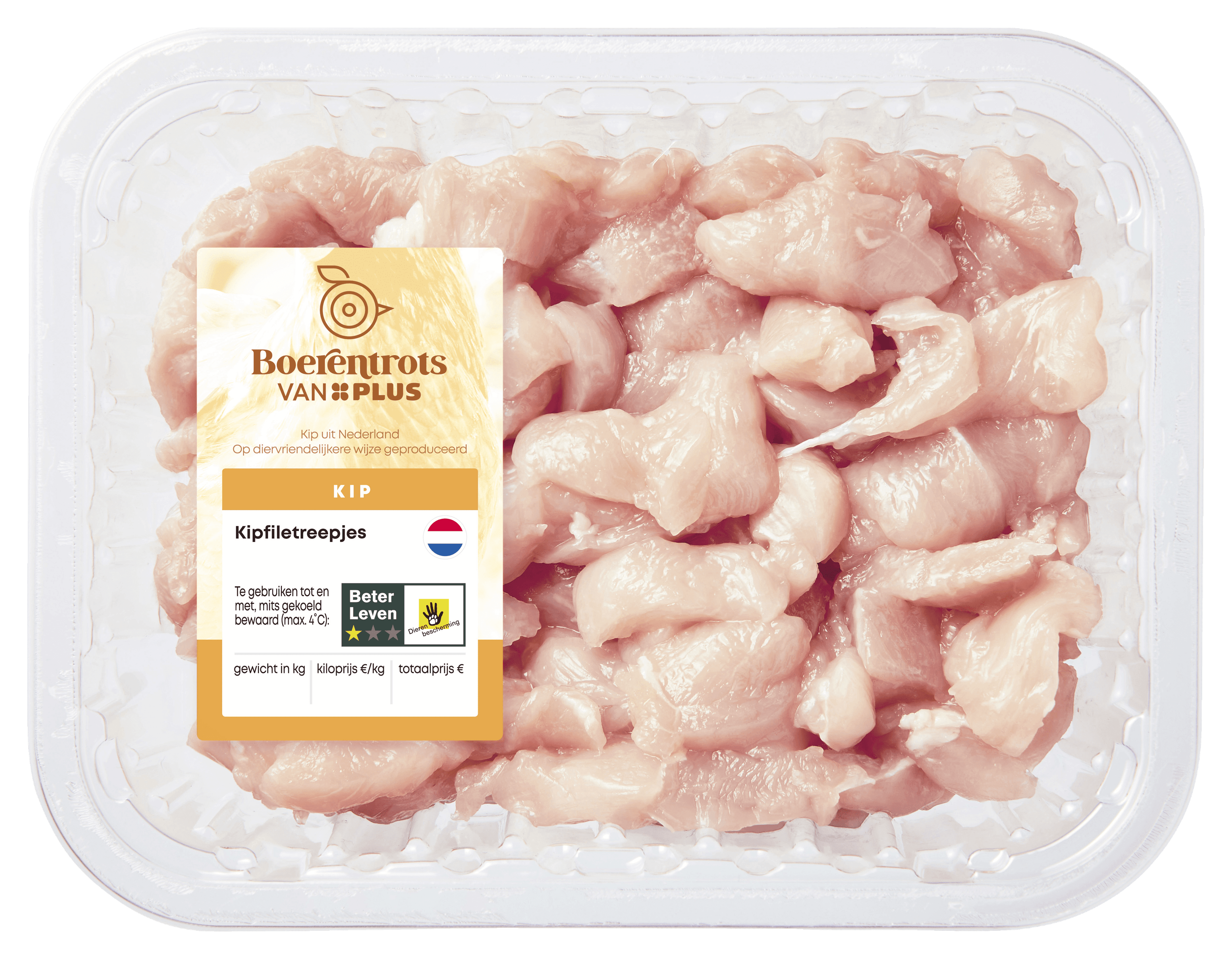 PLUS Boerentrots Kipfiletreepjes