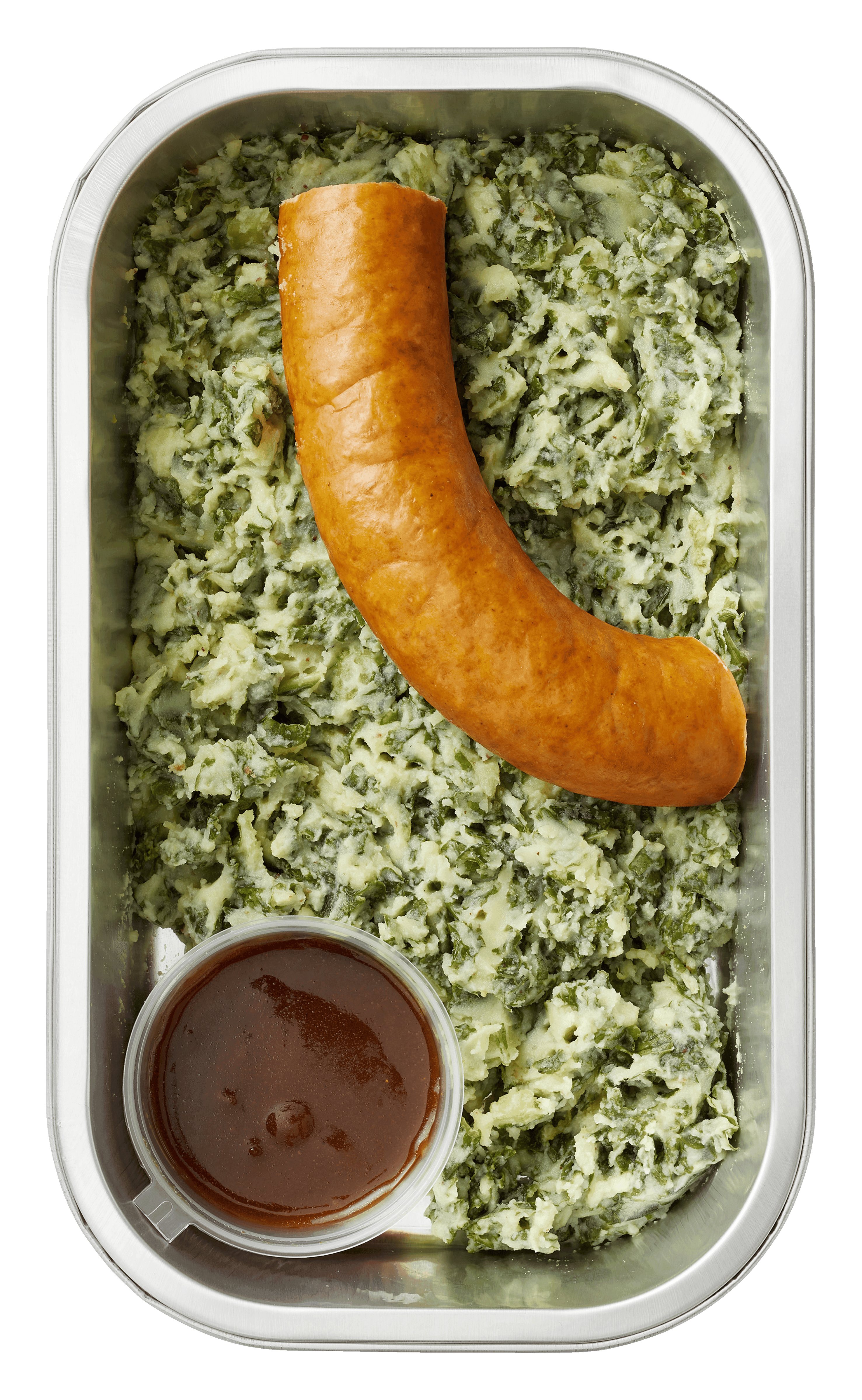 Uit de keuken van PLUS Boerenkool met rookworst en jus