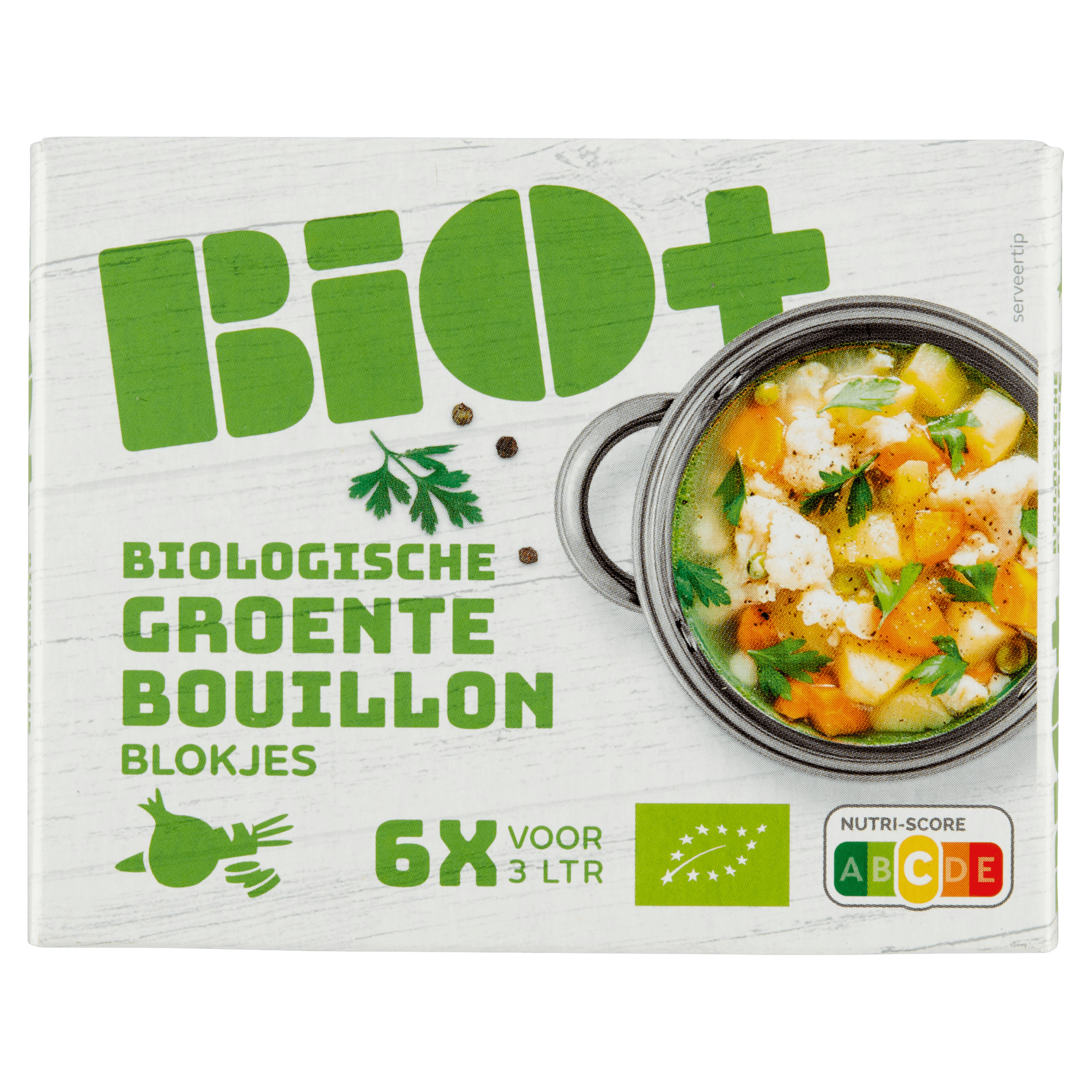 BIO+ Bouillon groente  6 blokjes