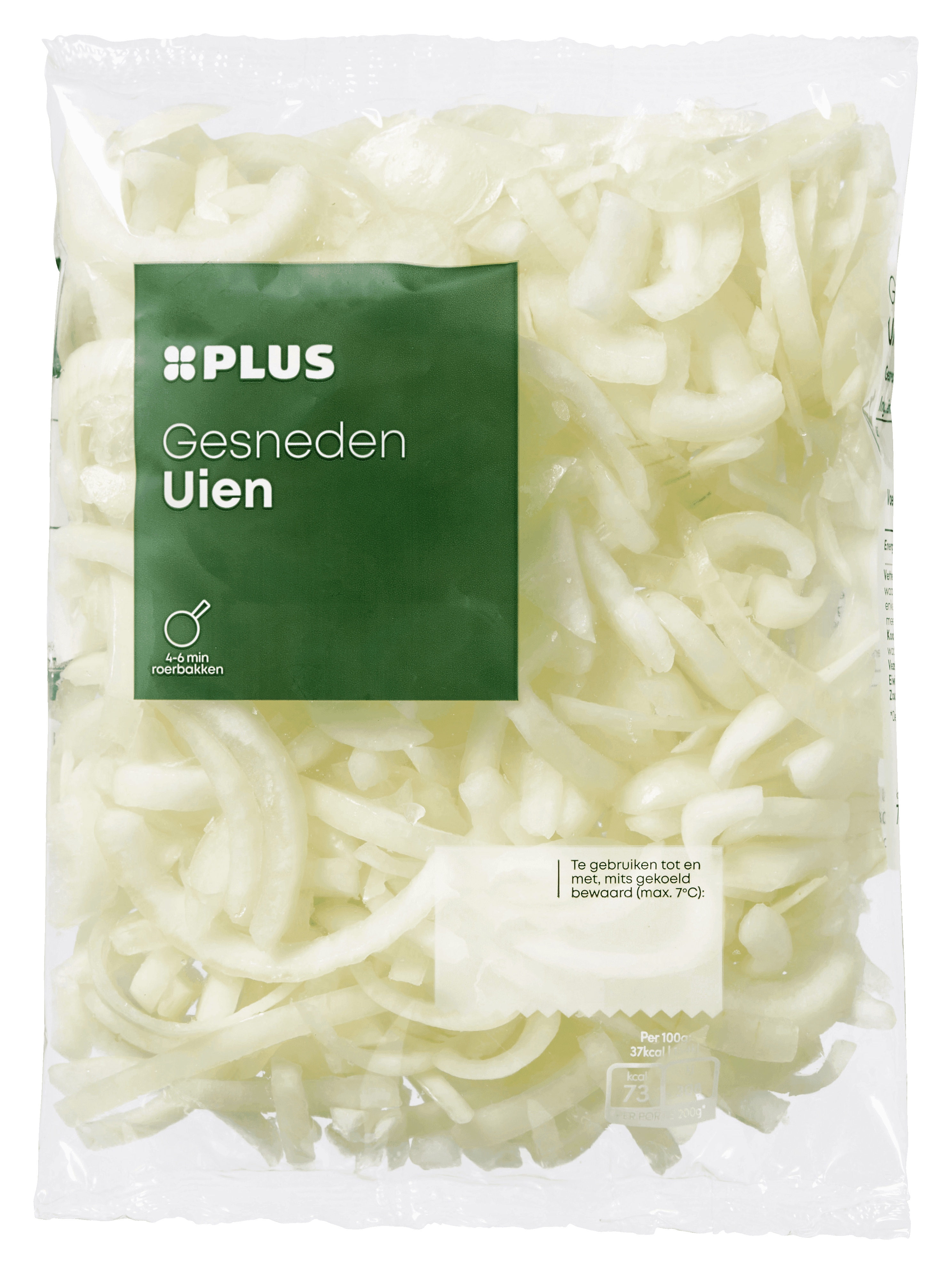 PLUS Uien gesneden