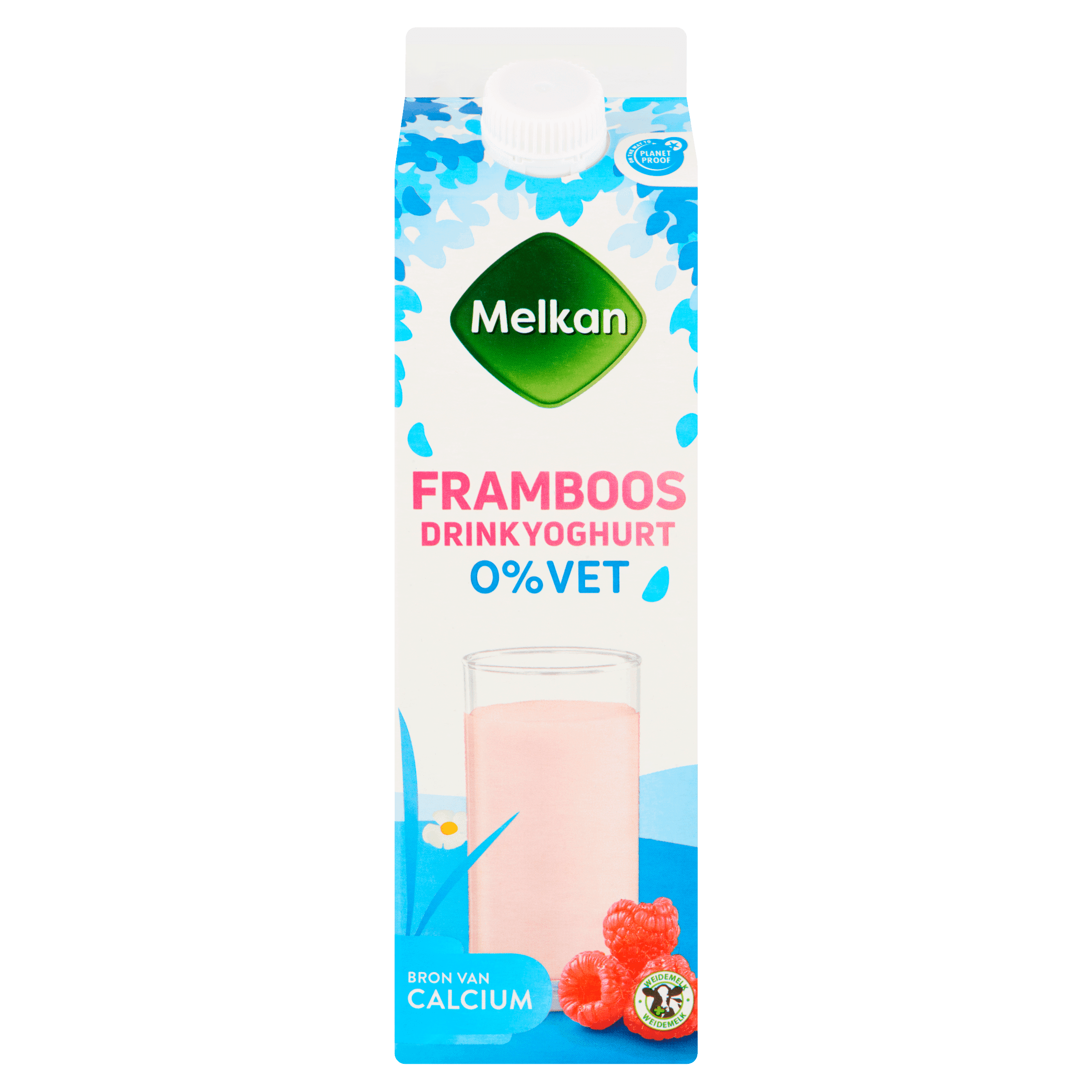 Melkan Drink 0% vet framboos