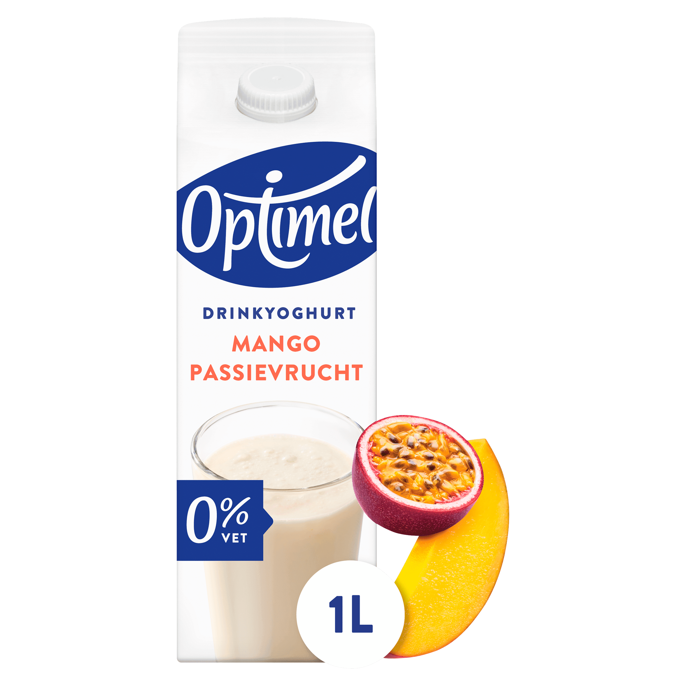 Optimel Drink mango-passievrucht 0% vet