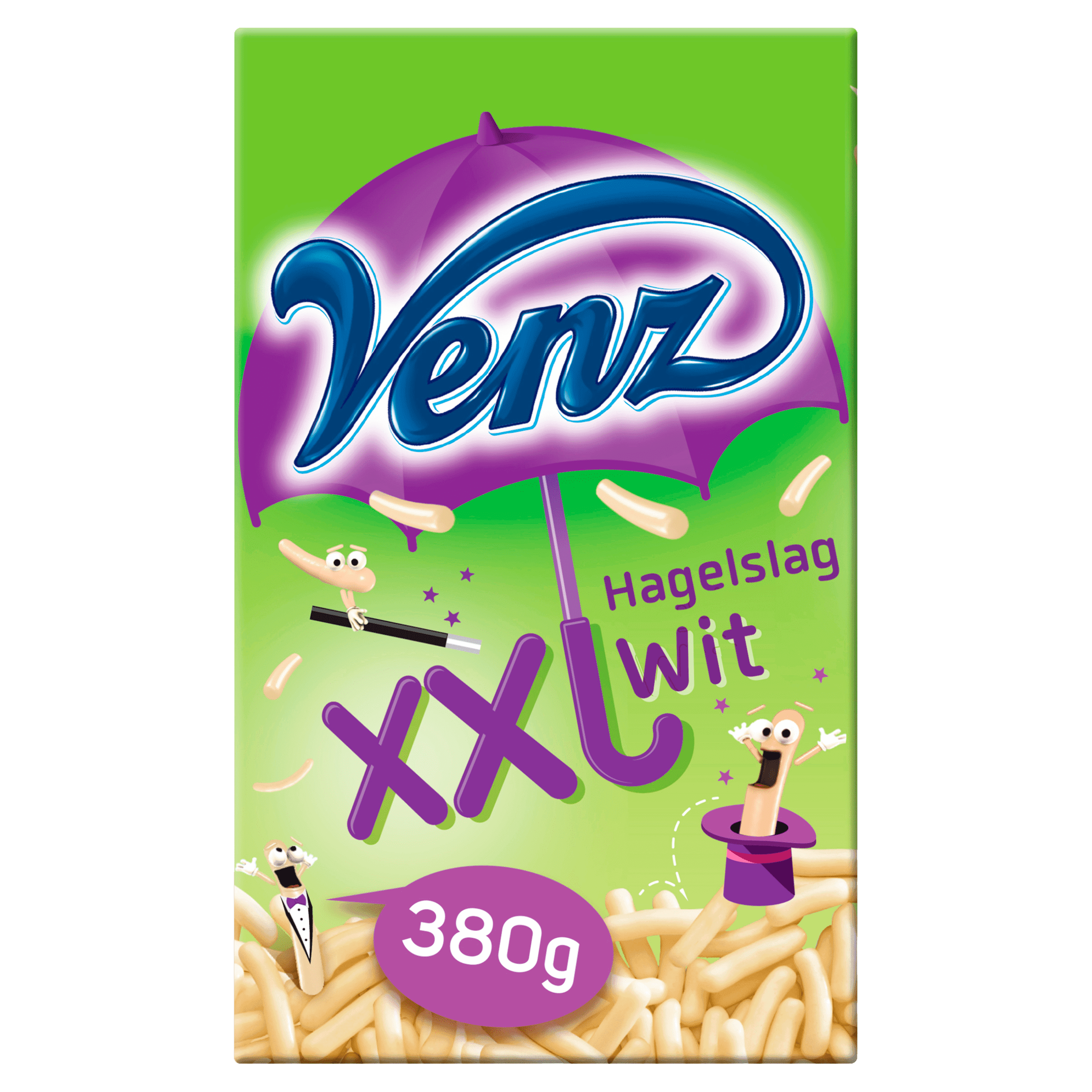 Venz Chocoladehagel XXL wit