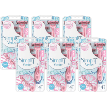 Gillette Venus Simply 3 Scheermesjes 6 x 4 stuks