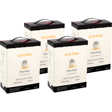 Klein Vriend - Pinotage 4 x 3 L