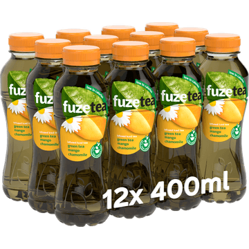 FuzeTea Green Tea Mango Chamomile 12 x 400 ml