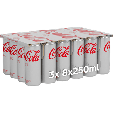 Coca-Cola Light 3x 8x250 ml