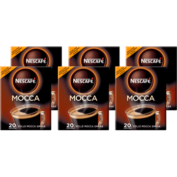 Nescafé Mocca oploskoffie - 6 x 20 zakjes