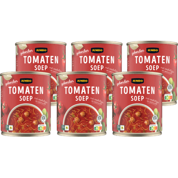 Jumbo Tomatensoep met Vermicelli & Soepballetjes 6 x 800ML