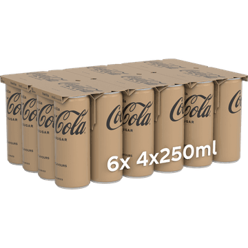 Coca-Cola Zero Sugar Vanilla 6x 4x250 ml