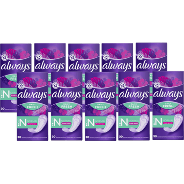 Always Daily Fresh Normal Met Een Frisse Geur 10 x 30 Stuks