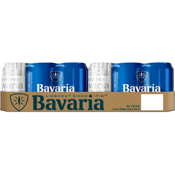 Bavaria - Pilsener - Blik - 4 x 6 x 330ML