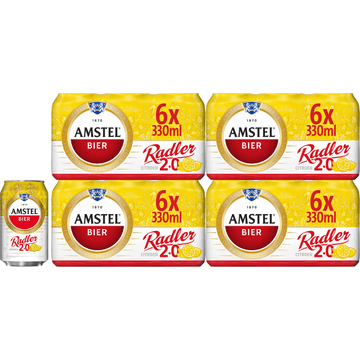 Amstel Radler Citroen Bier Blik 4x6x330ml