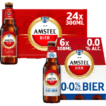 Amstel Krat + 0.0% Alcoholvrij Sixpack