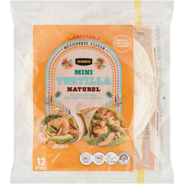 Jumbo Mini Tortilla Naturel 12 Stuks
