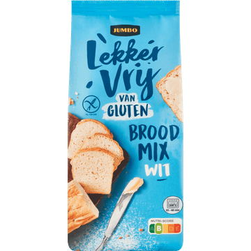 Jumbo Lekker Vrij van Gluten Broodmix Wit 450 g