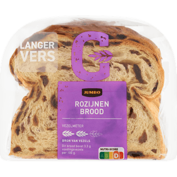 Jumbo - Rozijnenbrood - 500 g