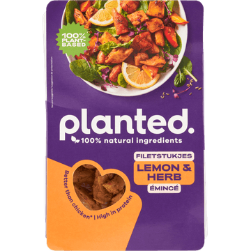 Planted Filetstukjes Lemon & Herb 160 g