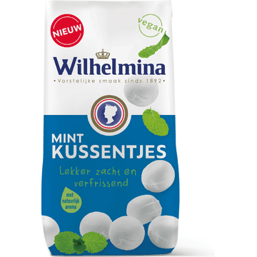 Wilhelmina Mint Kussentjes 200g