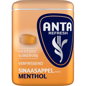 Anta Refresh Sinaasappel Smaak Menthol 40 Stuks 72 g