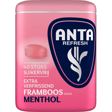 Anta Refresh Framboos Smaak Menthol 40 Stuks 72 g