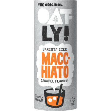 Oatly! The Original Barista Iced Macchiato Caramel Flavour 235 ml