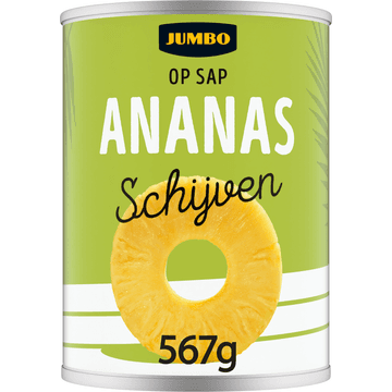 Jumbo Ananas Schijven op Sap 567 g