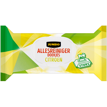 Jumbo Allesreiniger Doekjes Citroen 80 Stuks