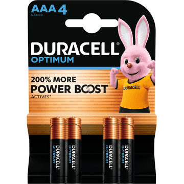 Duracell Optimum AAA 4 Stuks