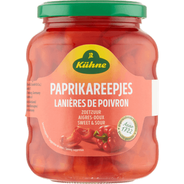 Kühne Paprikareepjes Zoetzuur 320 g