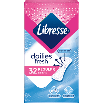 Libresse Normal Inlegkruisjes 32 Stuks