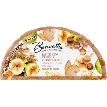 Bonvallis Pan de Higo Vijgen & Amandelbrood 250 g