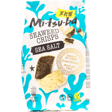 Mitsuba Seaweed Crisps Sea Salt 70 g