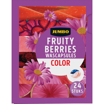 Jumbo Wascapsules Kleur Fruity Berries 24 Wasbeurten