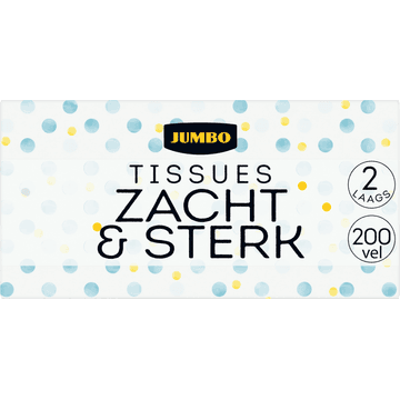 Jumbo Tissues Zacht & Sterk 2 Laags 200 Stuks