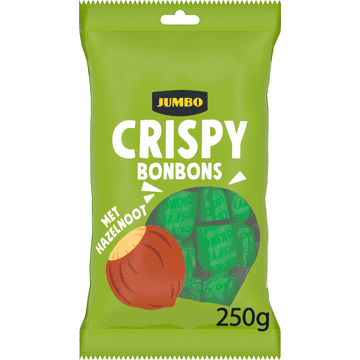 Jumbo Crispy Bonbons met Hazelnoot 250 g