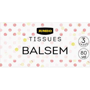 Jumbo Tissues Balsem 3 Laags 80 Stuks
