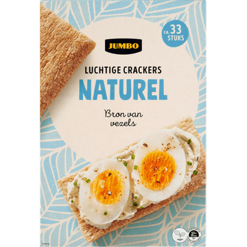 Jumbo Luchtige Crackers Naturel 33 Stuks