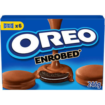 Oreo Enrobed Koekjes met melkchocoladesmaak 246g